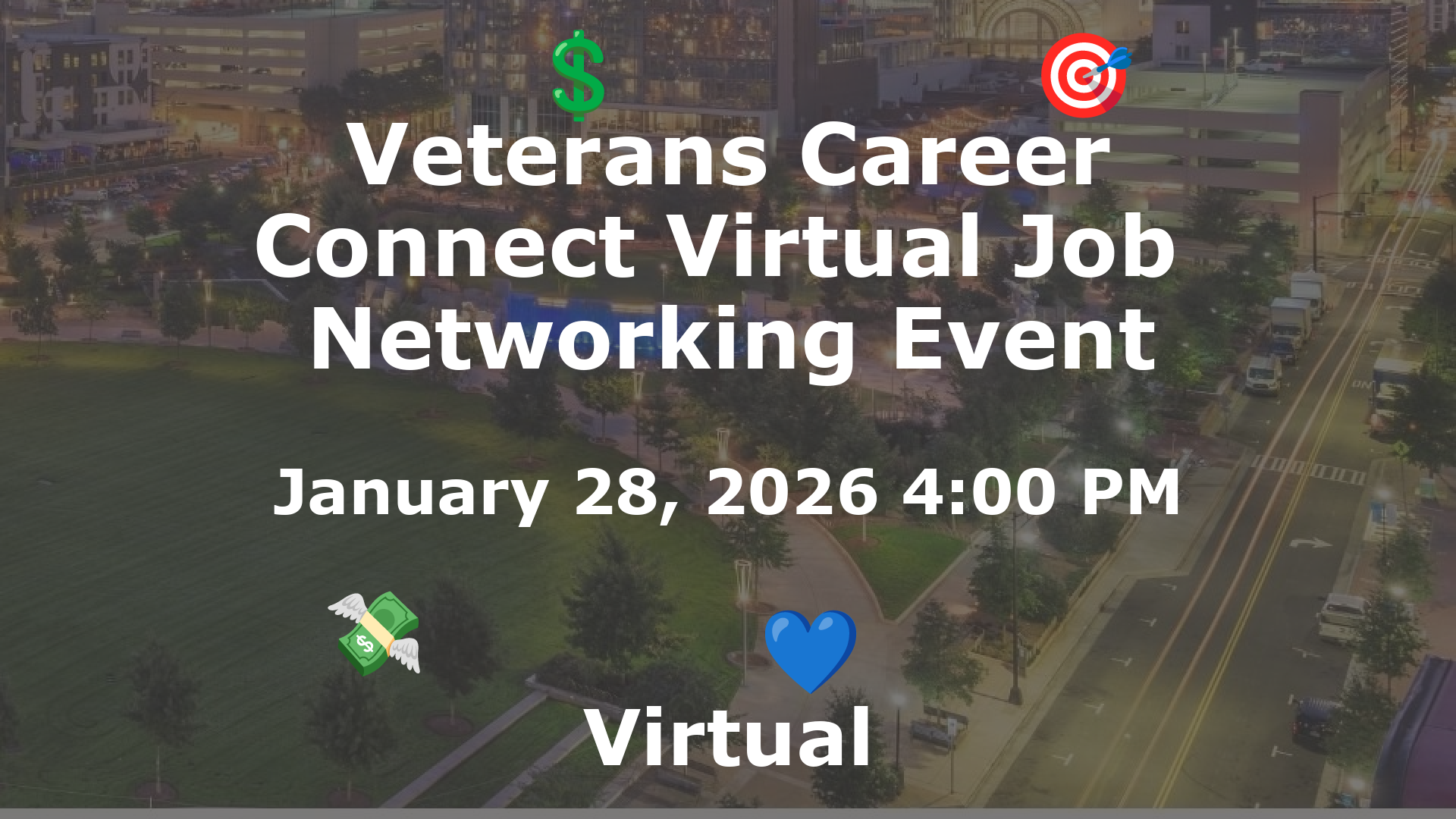 Veterans Career Connect Virtual Job  Networking Event event image